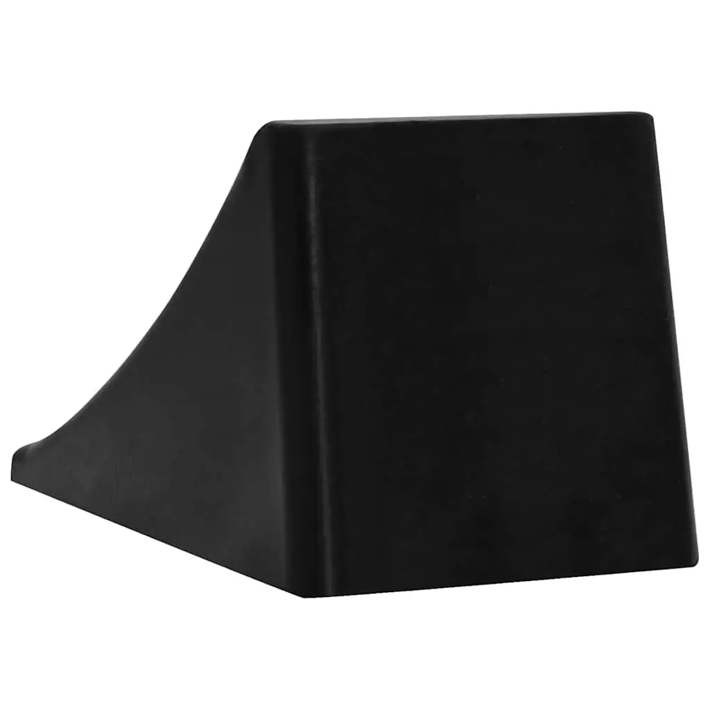 Rubber Wheel Chocks Vehicle Safety Stopper 16 x 9 x 9 cm Blue 4 Piece
