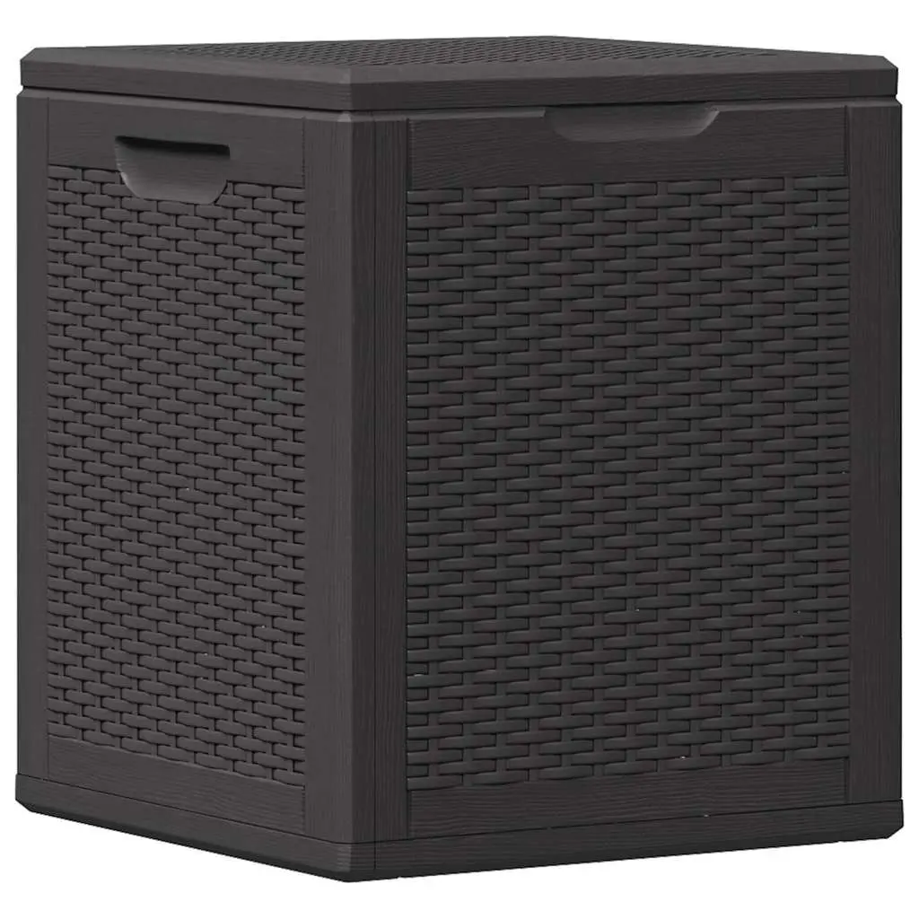 Garden Storage Box 90L Outdoor Deck Patio Rattan Weather-Resistant Container