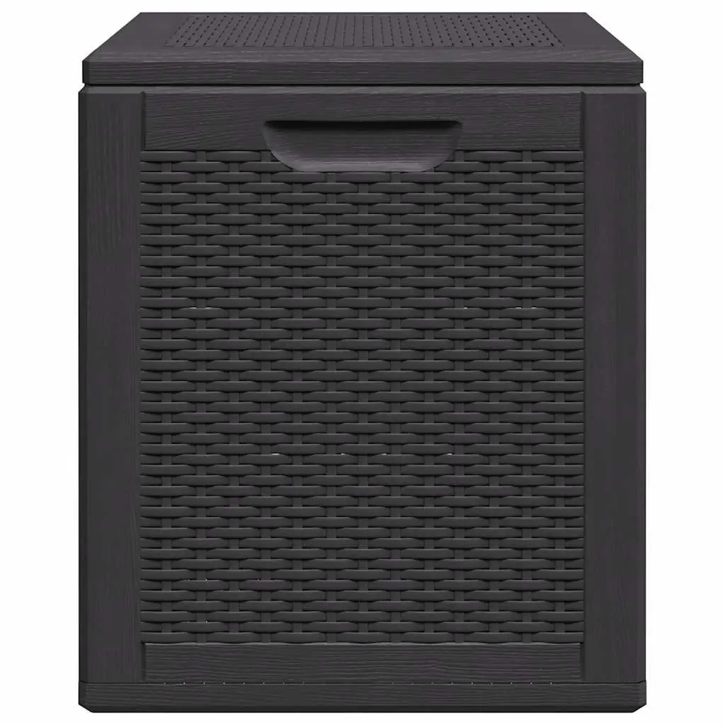 Garden Storage Box 90L Outdoor Deck Patio Rattan Weather-Resistant Container