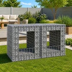 Value-Driven Gabion Basket Posts for Landscape Fencing
