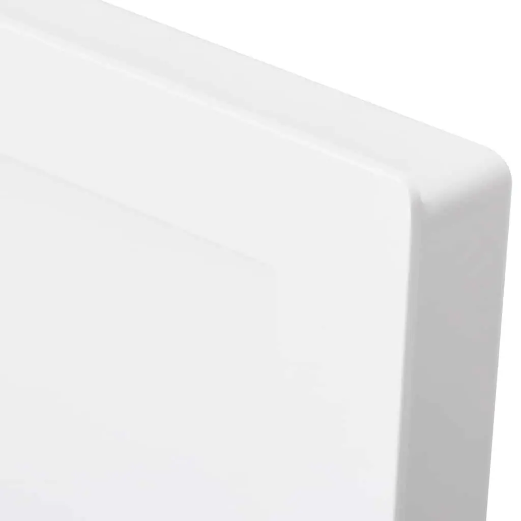 Shower Niche Wall Mount Bathroom Storage Shelf 3 Compartments High Gloss White