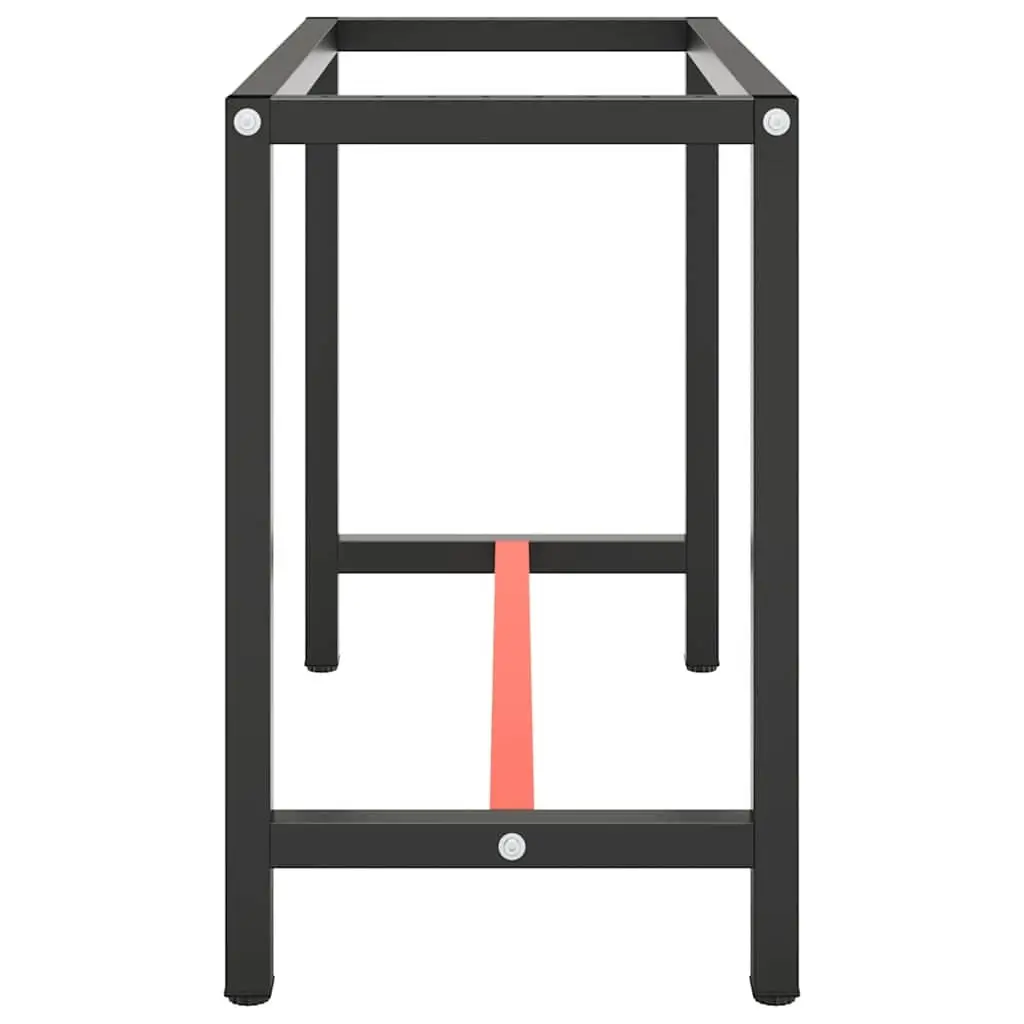 Work Bench Frame Heavy Duty Metal 110x50x79cm Black