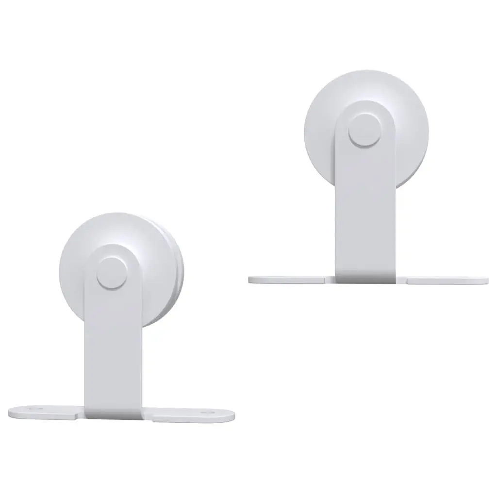 Sliding Door Hardware Kit Sliding Doors 200cm Steel Track Rail White