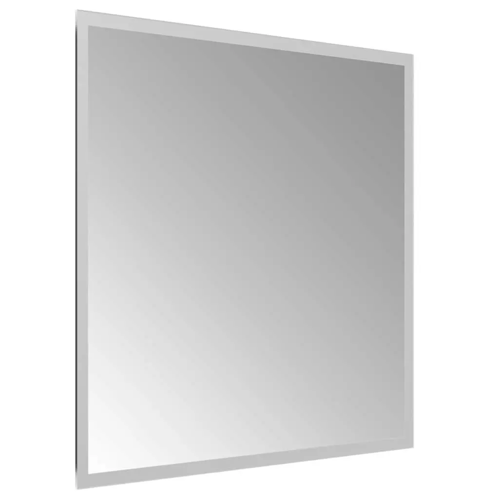 LED Bathroom Mirror 50x50cm Vanity Makeup Wall Mount Waterproof USB Light