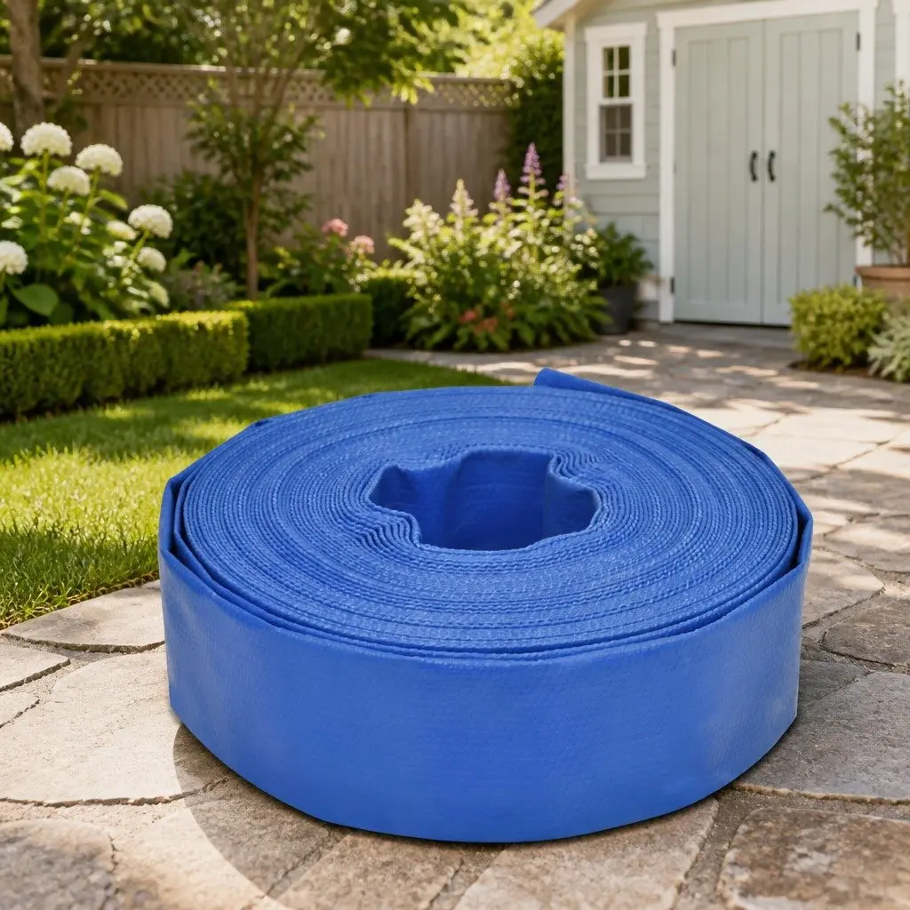 25m 1.5" PVC Flat Hose for Water Supply Needs