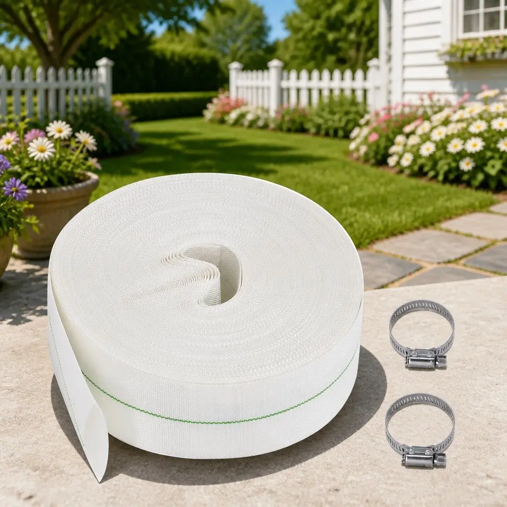 100m Flat Hose with PE Lining for Water Supply