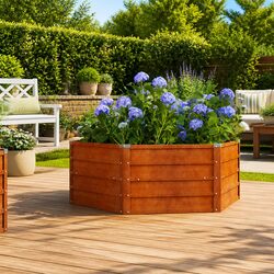 Quality Corten Steel Hexagon Raised Bed for Your Garden