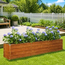 Reliable Corten Steel Garden Raised Bed Planter