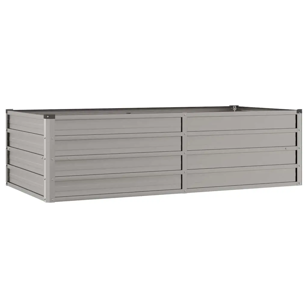 Garden Raised Bed Planter Box Open Bottom Drainage 160 x 80 x 45 cm Brown