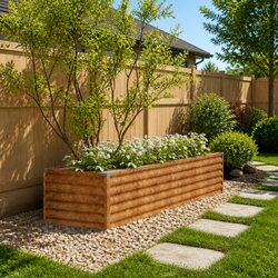 Reliable Corten Steel Planter for Long-Term Use in Gardens