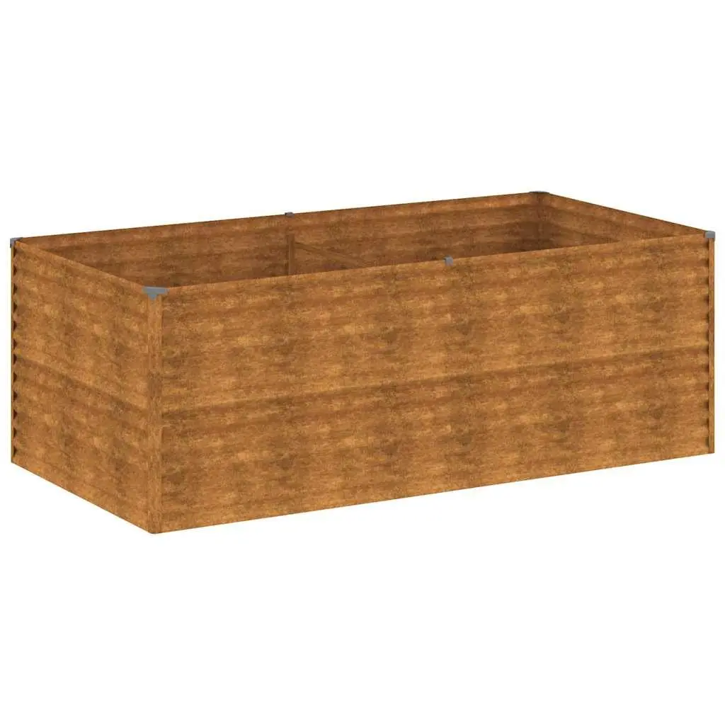 Raised Garden Bed Planter Box Outdoor Vegetable Flower Herb 196x100x69 cm Brown