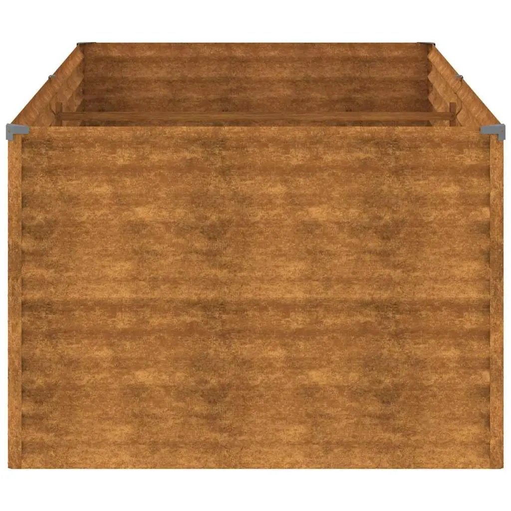 Raised Garden Bed Planter Box Outdoor Vegetable Flower Herb 196x100x69 cm Brown