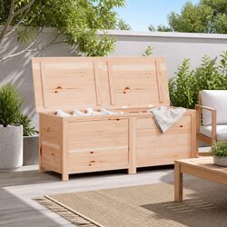 Reliable Outdoor Storage Box 150x50x56 cm Solid Fir Wood
