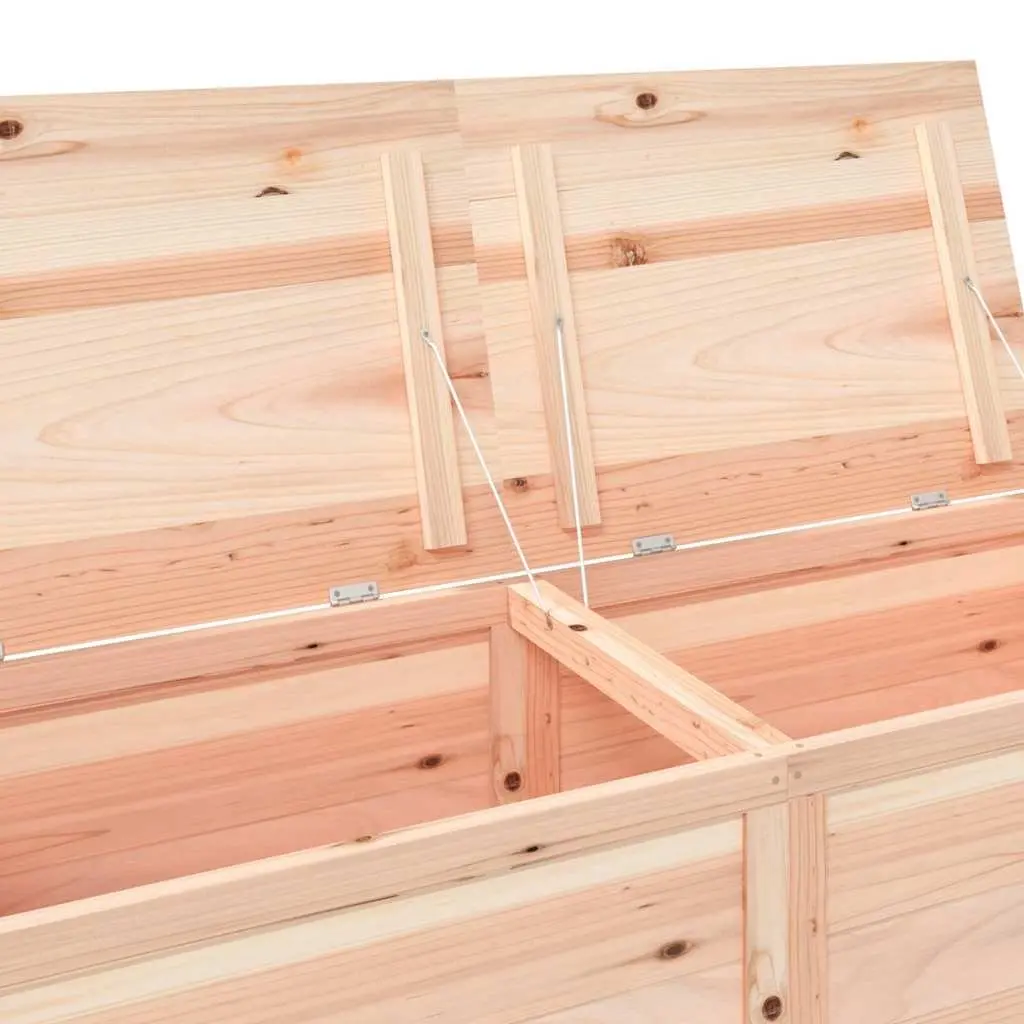 Outdoor Storage Box 150x50x56 cm Solid Fir Wood