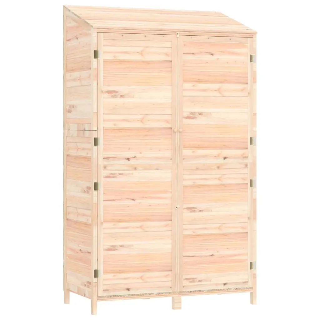 Garden Shed Outdoor Storage 102x52x174.5 cm Brown Wooden Structure