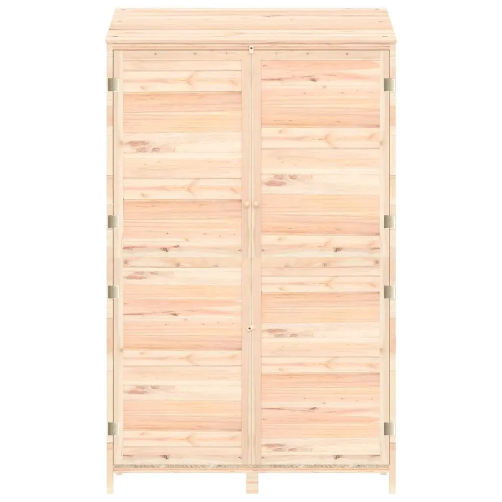 Garden Shed Outdoor Storage 102x52x174.5 cm Brown Wooden Structure