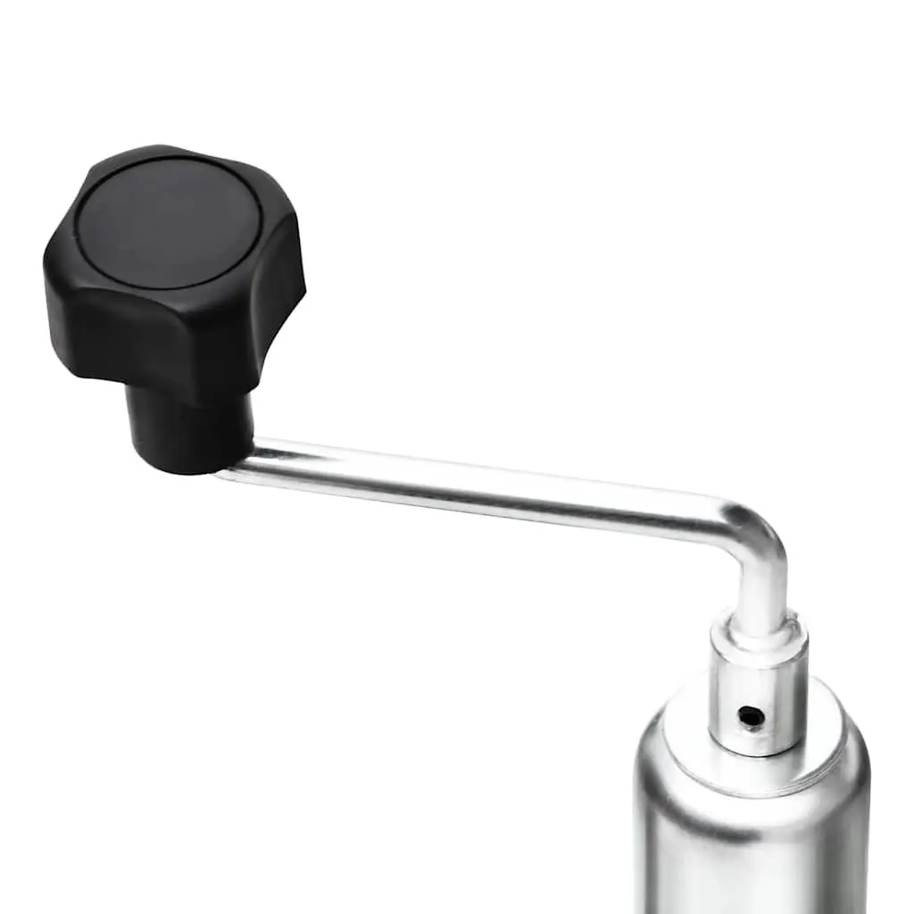 Jockey Wheel Trailer Stabiliser Support Adjustable Height 48mm Silver