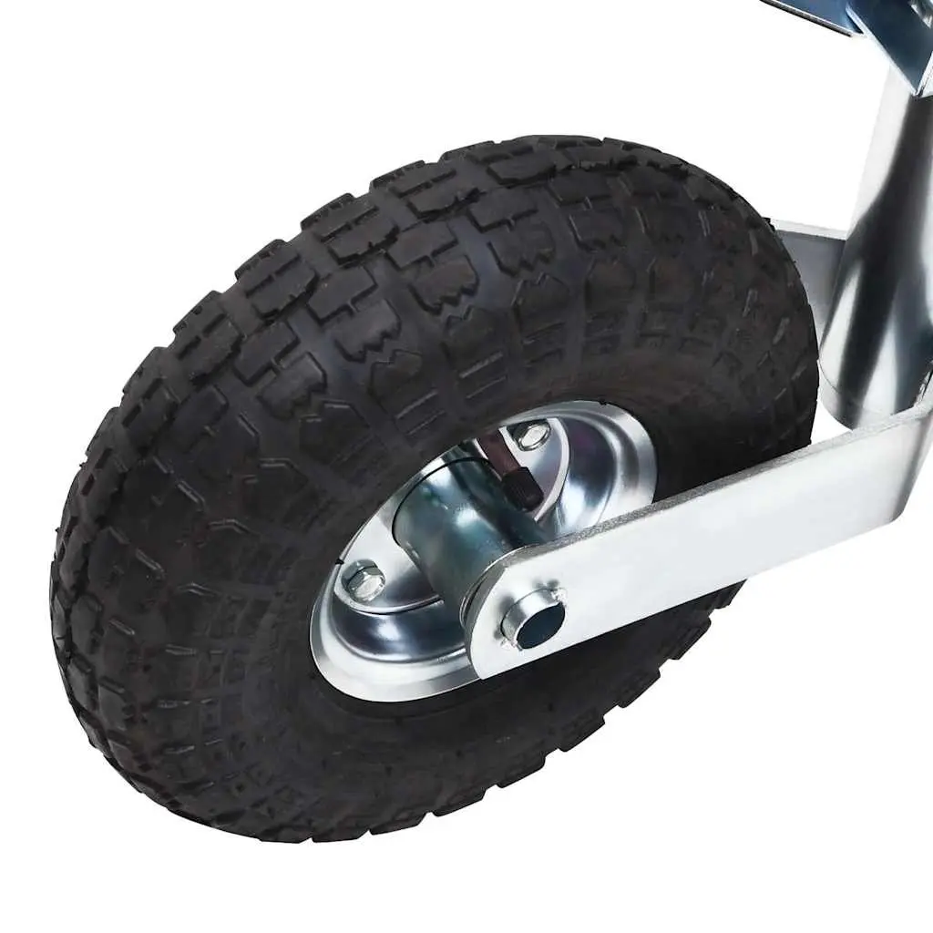 Jockey Wheel Trailer Stabiliser Support Adjustable Height 48mm Silver