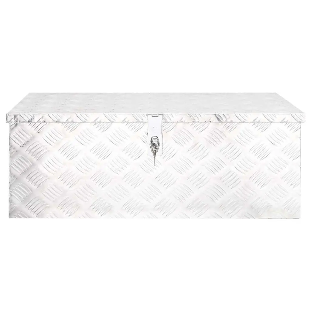 Storage Box Silver 80x39x30 cm Aluminium Tool Box
