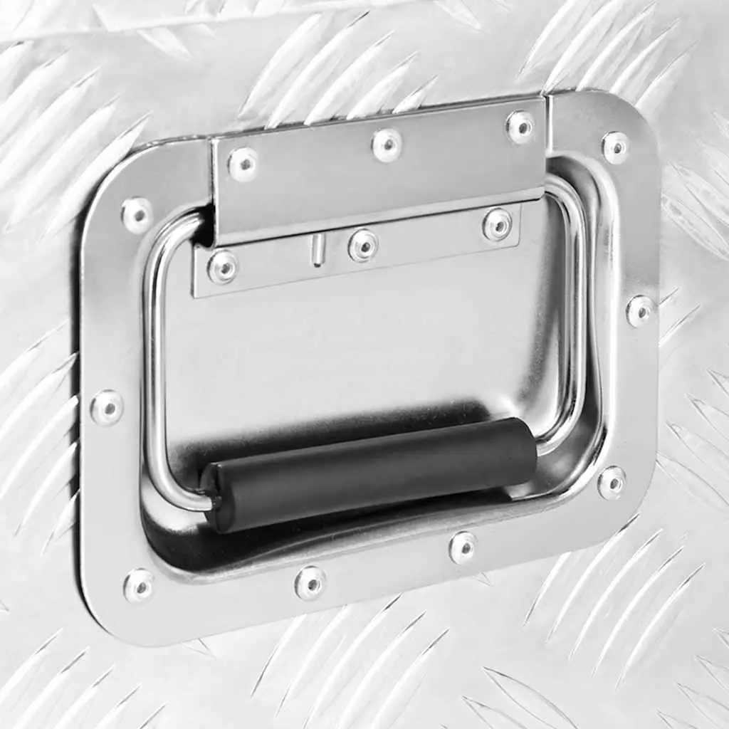 Storage Box Silver 80x39x30 cm Aluminium Tool Box