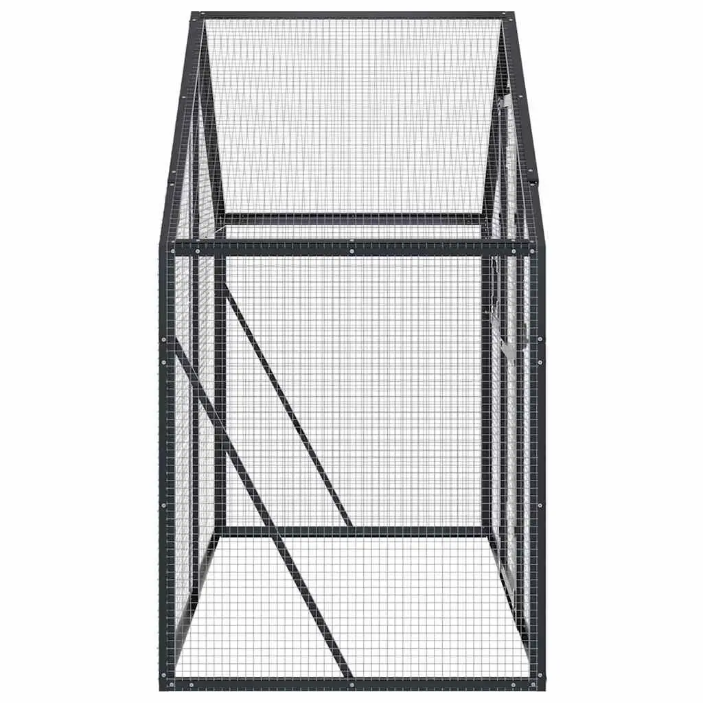 Large Outdoor Flight Cage Anthracite Aluminium Frame Wire Mesh for Birds