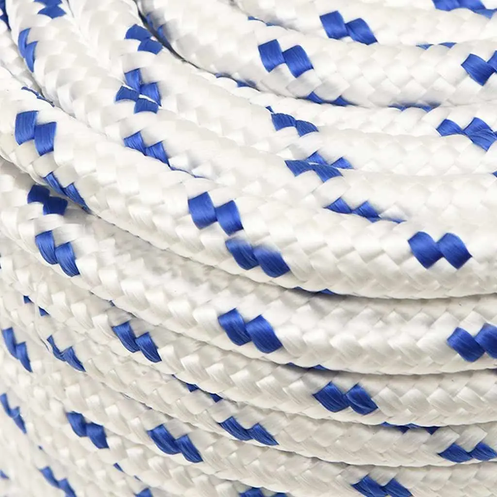 Boat Rope 12mm White 100m Marine Sailing Rigging Dock Line