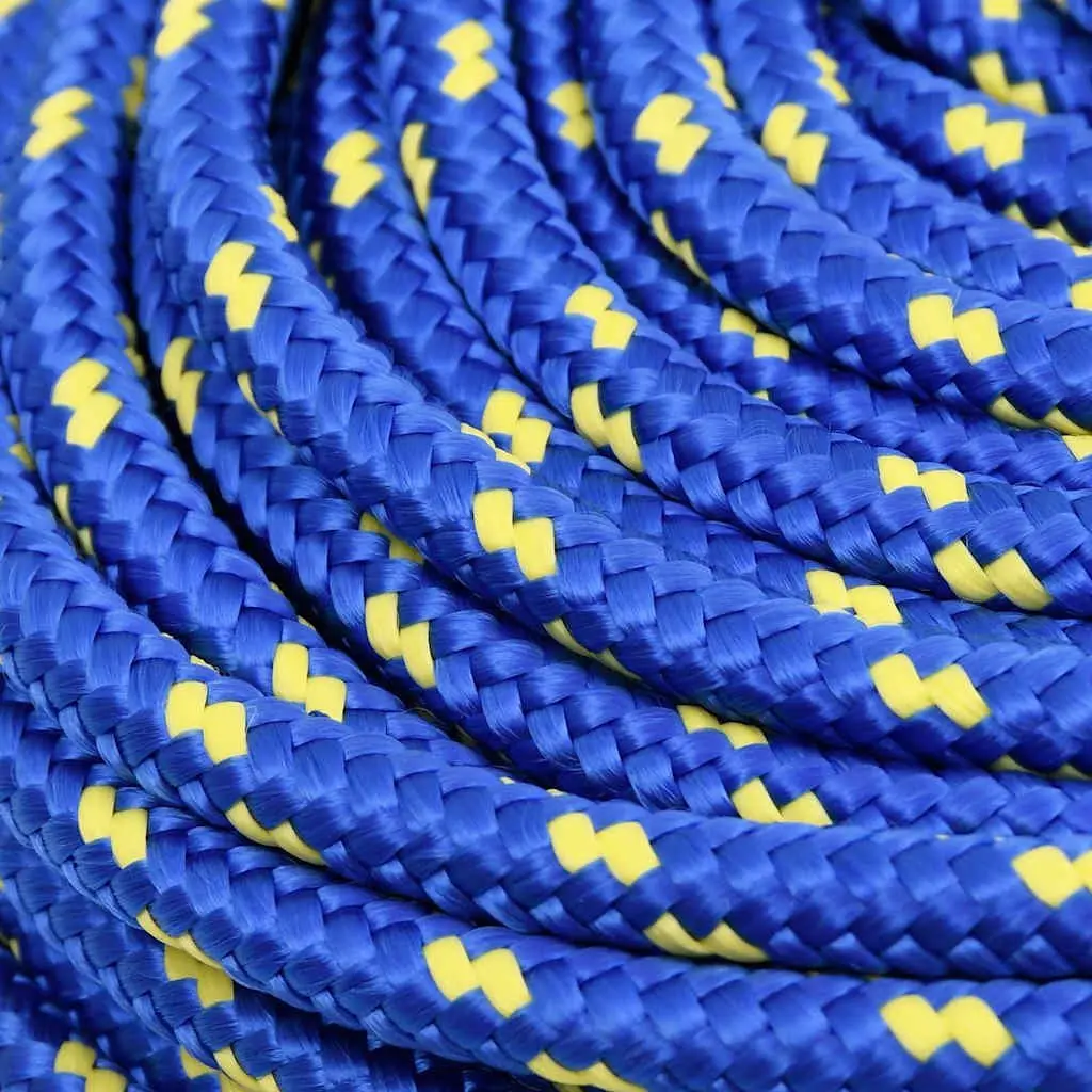 Polypropylene Boat Rope in Blue 8mm 50m