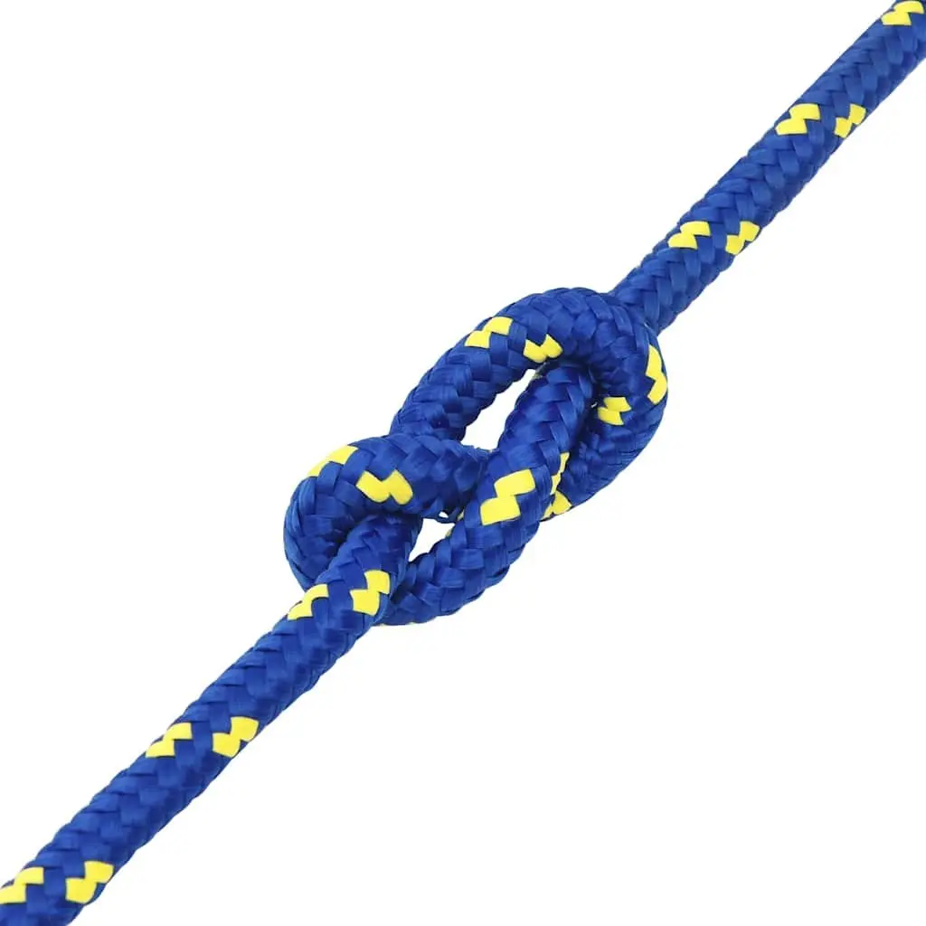 Polypropylene Boat Rope 12mm 100m Blue Marine Sailing Dock Line