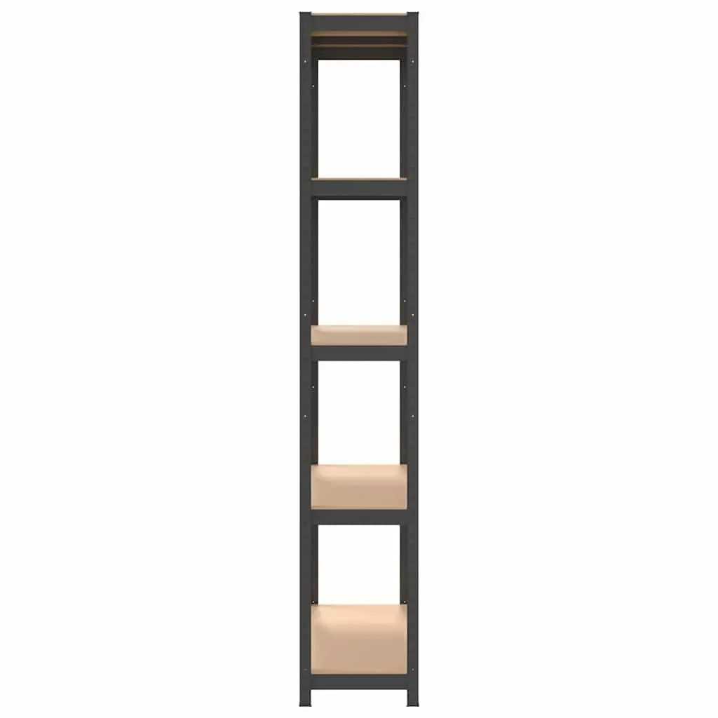 Industrial Storage Shelves 5 Layer Shelving Unit Anthracite Steel