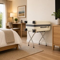 Reliable Foldable Luggage Rack for Your Space
