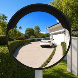 Reliable 60cm Convex Traffic Mirror for Home Safety