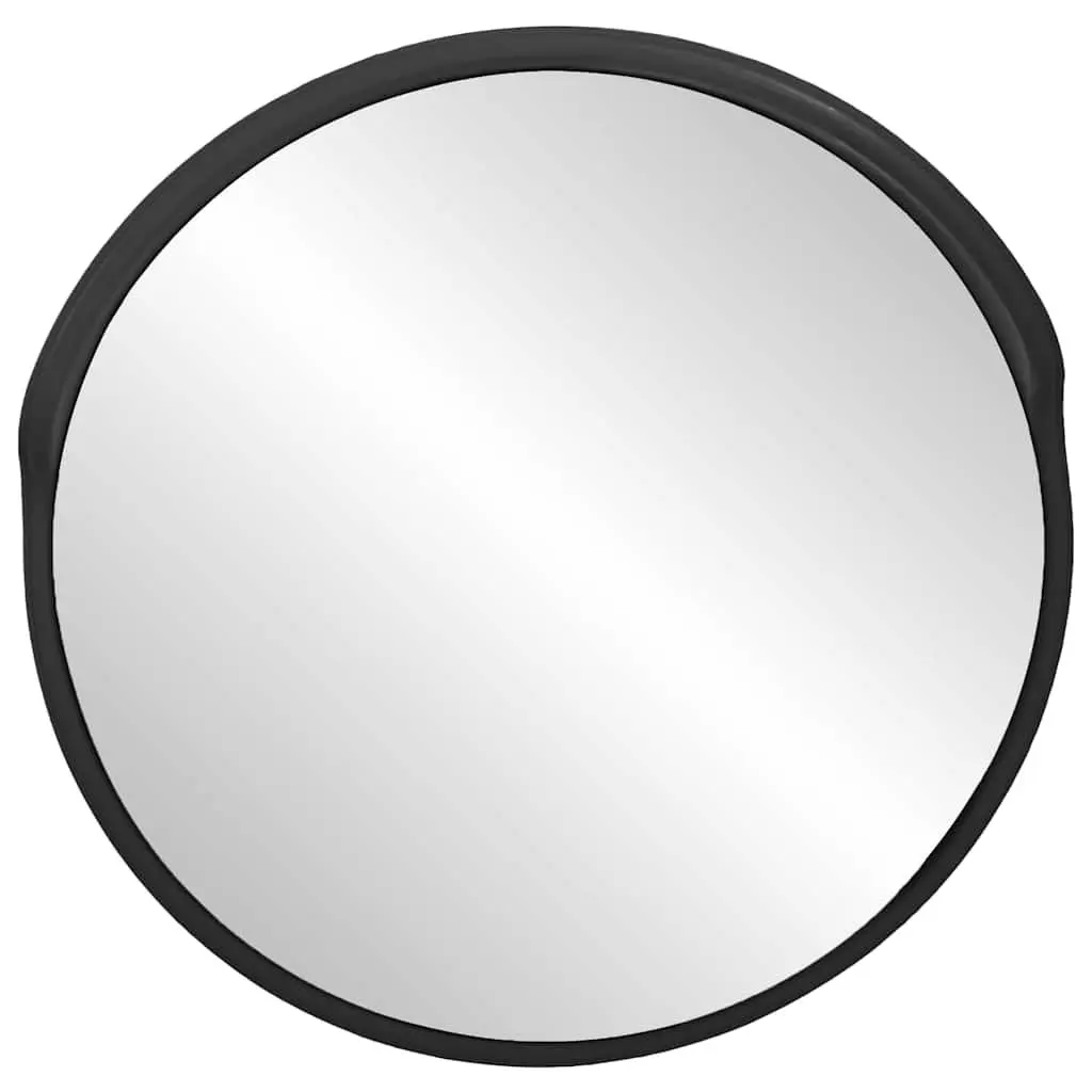 Convex Traffic Mirror Safety Ø60cm Black Polycarbonate