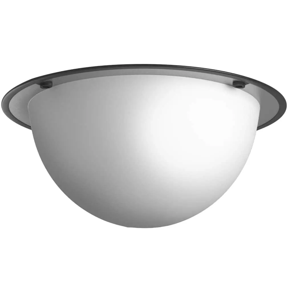 Acrylic Traffic Mirror 40cm Outdoor Safety Wide Angle Domed Security