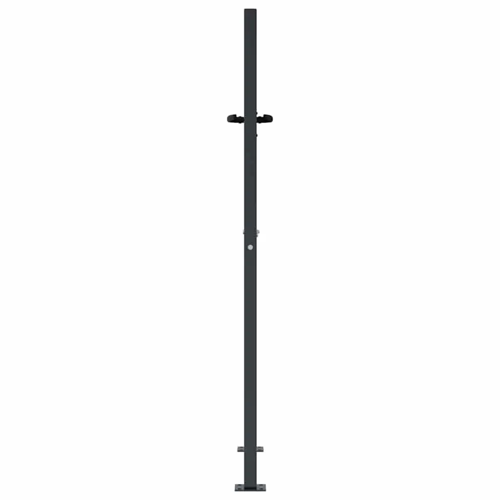 Garden Gate Anthracite 100x125cm Steel Laser-Cut Design Outdoor Fence Entry