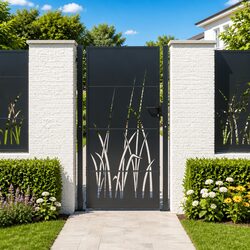 Durable Garden Gate with Lockable Security