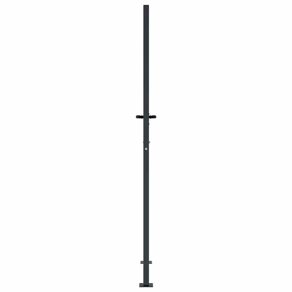 Garden Gate Anthracite 100x200cm Steel Outdoor Fence Entry
