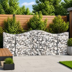 Reliable Arched Gabion Basket for Outdoor Use