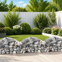 Reliable Arched Gabion Basket for Outdoor Projects