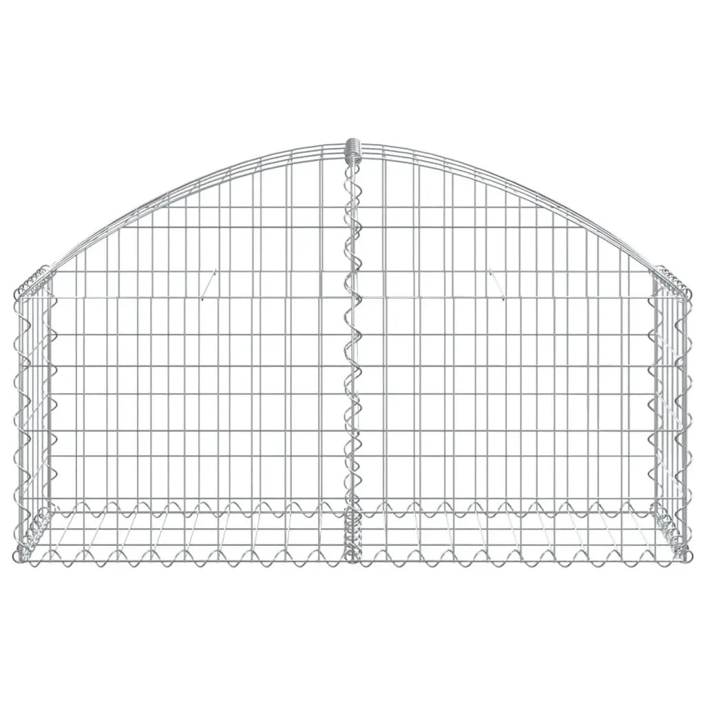 Arched Gabion Basket Garden Barrier Retaining Wall Cage Decorative Outdoor
