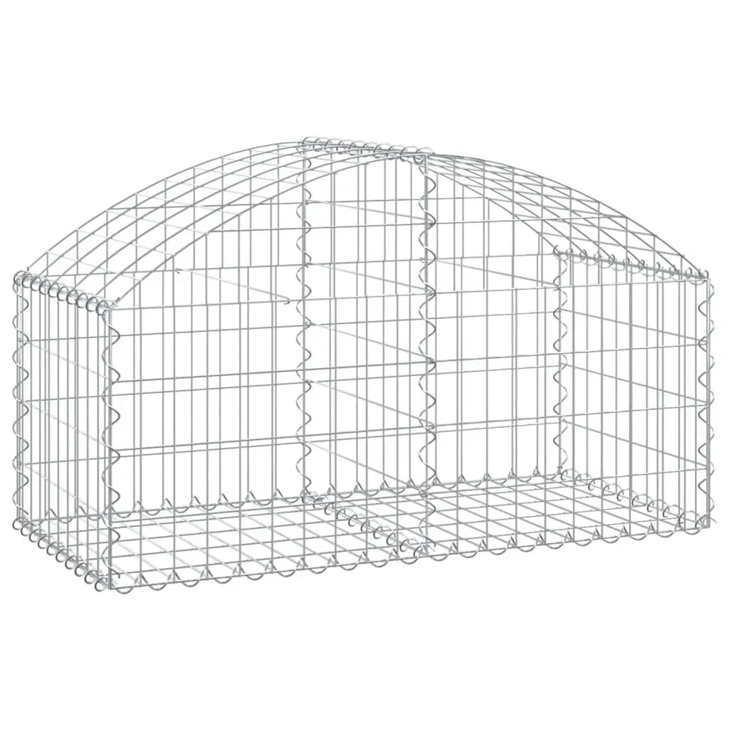 Arched Gabion Basket Garden Barrier Retaining Wall Decorative Outdoor Stone Cage