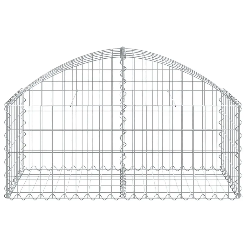 Arched Gabion Basket Garden Barrier Retaining Wall Decorative Outdoor Stone Cage