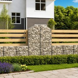 Reliable and Practical Arched Gabion Basket for Outdoors