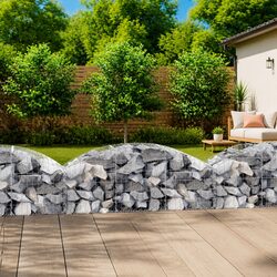 Reassuring Quality: Arched Gabion Basket for Your Garden