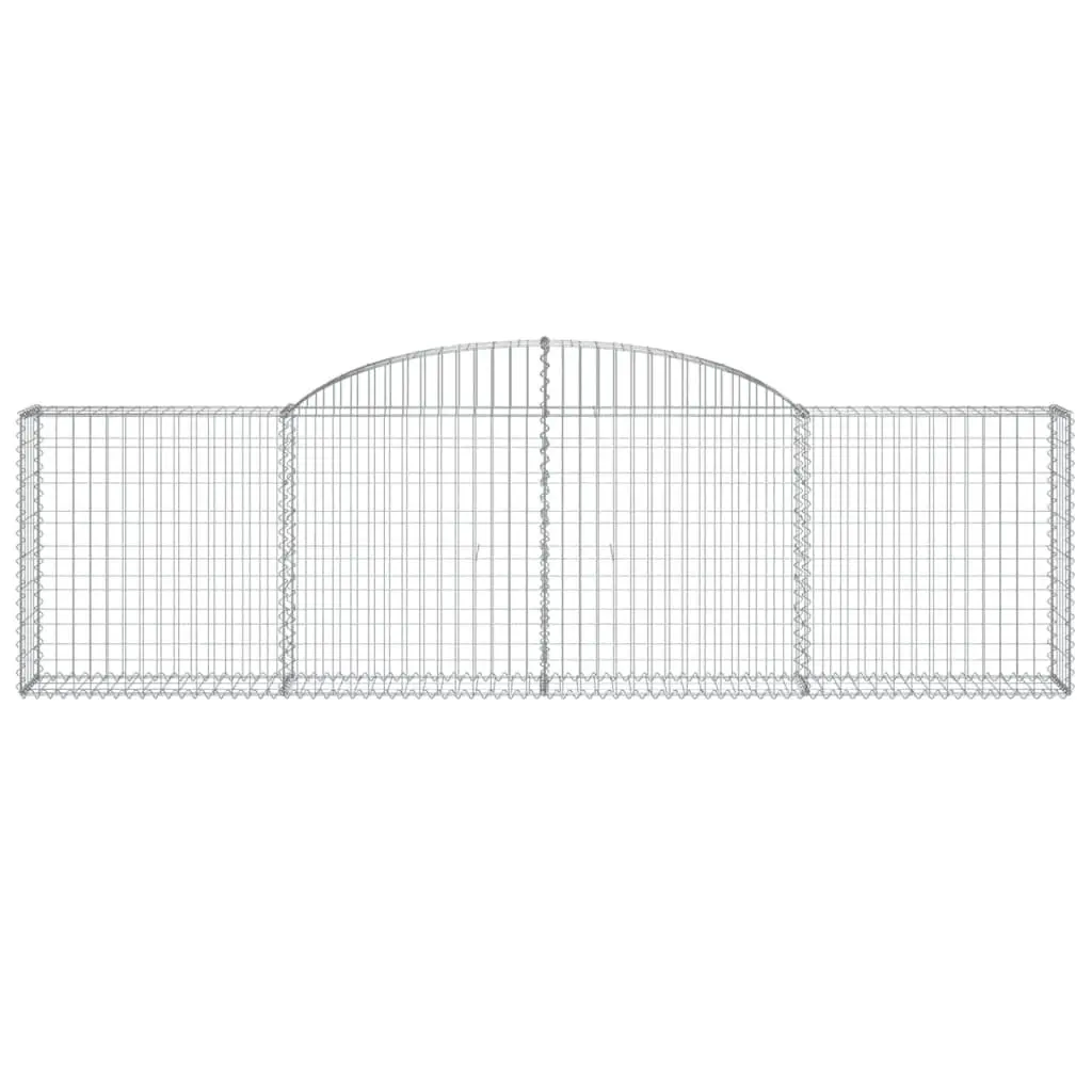 Arched Gabion Basket Garden Barrier Retaining Wall Decorative Outdoor