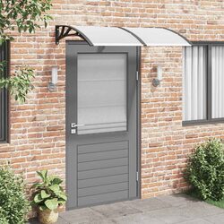 Reliable Black Door Canopy for Weather Protection