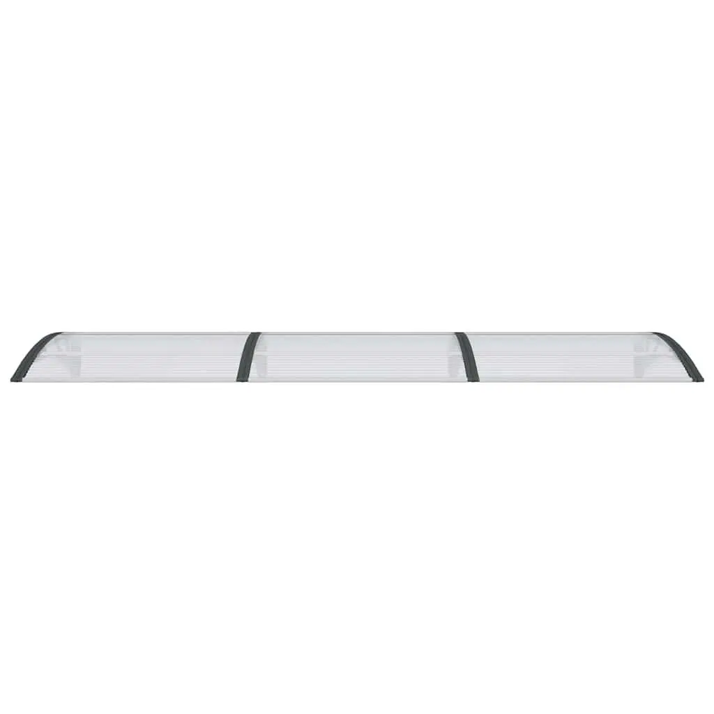 Door Canopy Weather Protection 300x75 cm Black