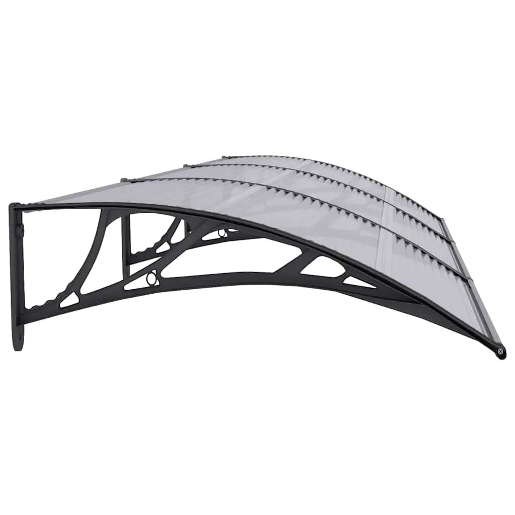 Door Canopy Weather Protection 300x75 cm Black
