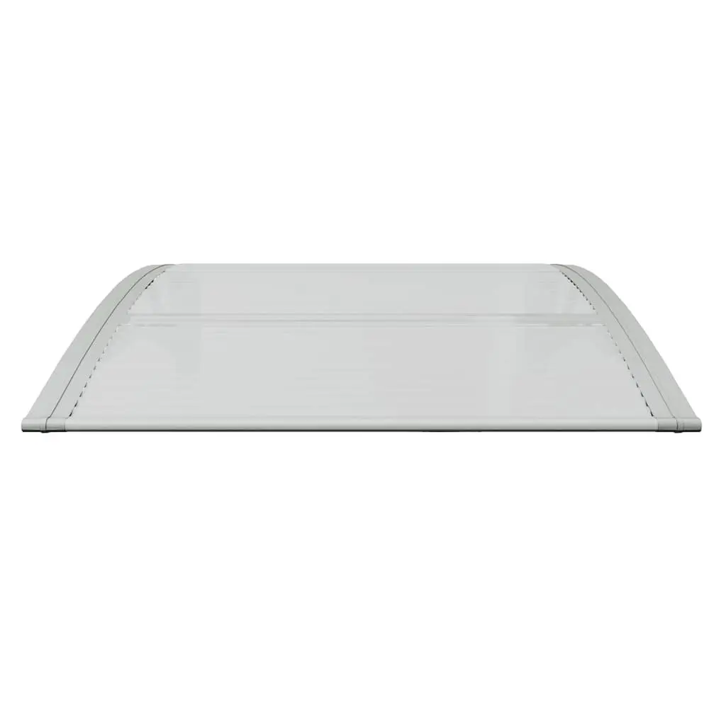 Door Canopy Awning Shelter 80x75 cm Grey Polycarbonate