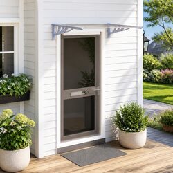 Reliable Door Canopy Awning 122x90cm for Your Home