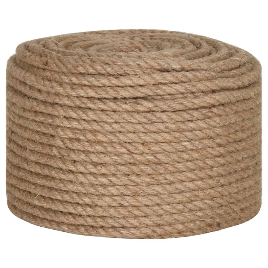 Natural Jute Twine 50m Heavy Duty for Crafting Gardening Decorating Bundling Brown